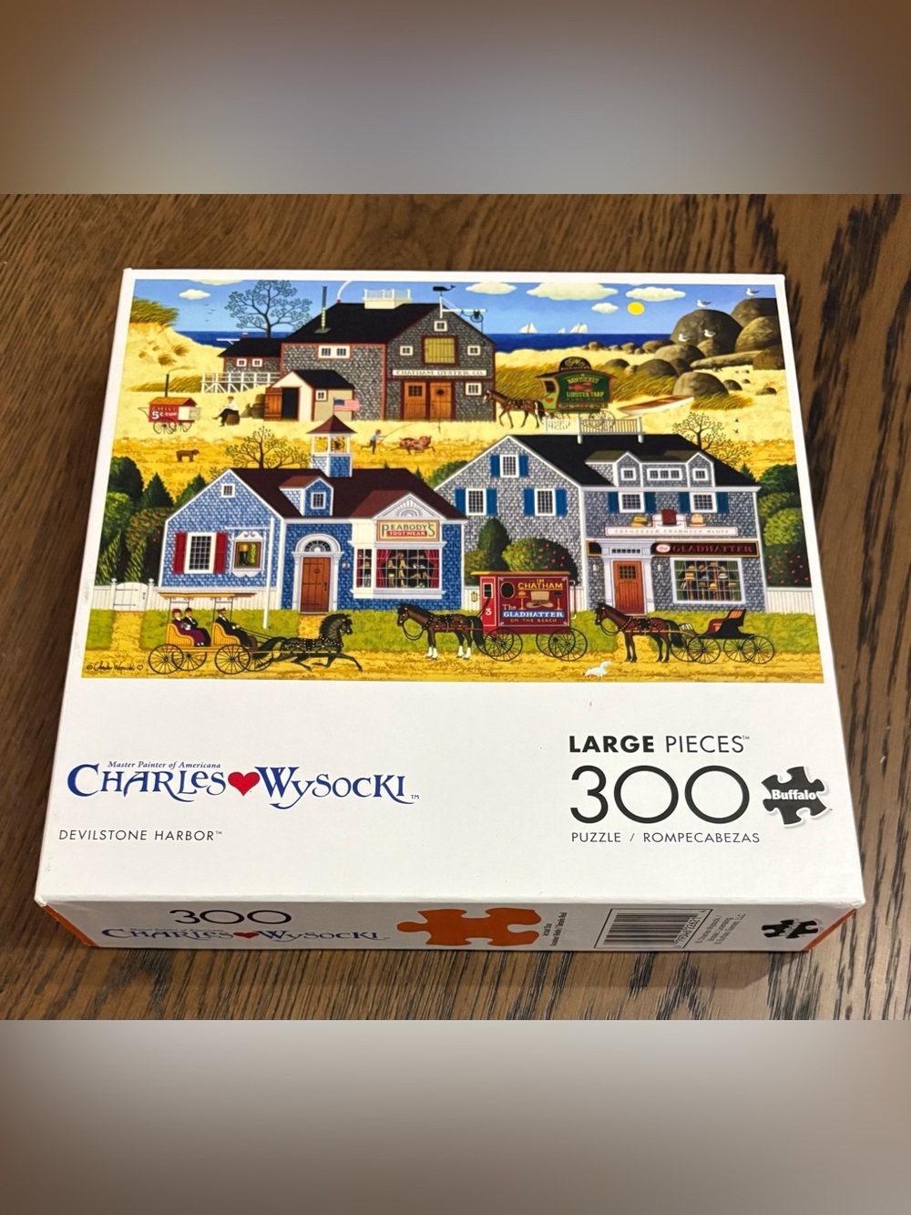 Buffalo Games Charles Wysocki
"Devilstone Harbor" 300 Large Pc.
Puzzle, Complete